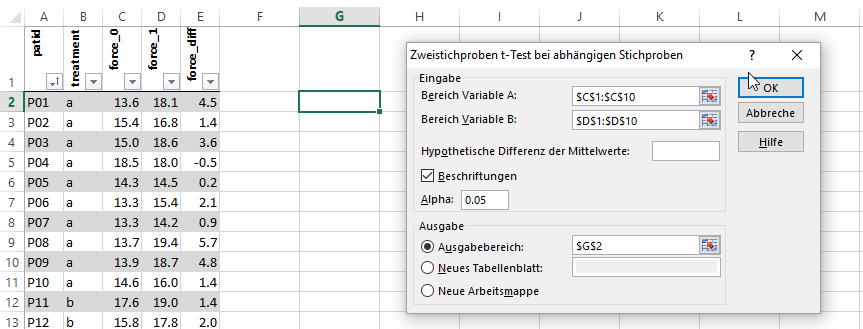 Excel Statistik-Funktionen